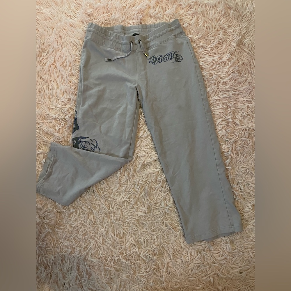 BCBG Maxazria y2k low rise capri cargo joggers